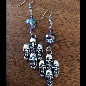 Skull Pierced Earrings