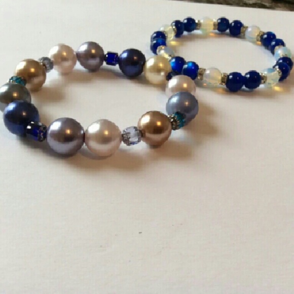 Handmade stretch bracelets - Picture 1 of 2