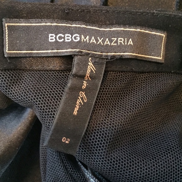 BCBG Black tiered bondage dress, size 2 - Picture 4 of 4