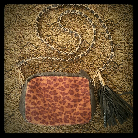 Leopard print OTS purse - Picture 1 of 1