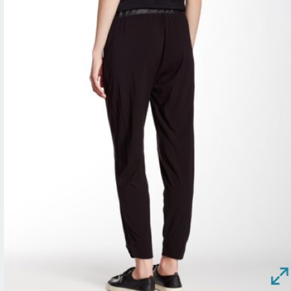 Weston Wear Ruth Faux Leather Trim Pant size M - Picture 2 of 4