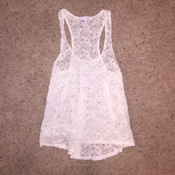 white lace tank - Picture 1 of 1