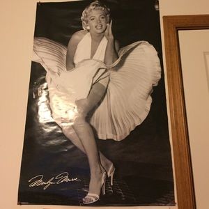 Three used Marilyn Monroe posters