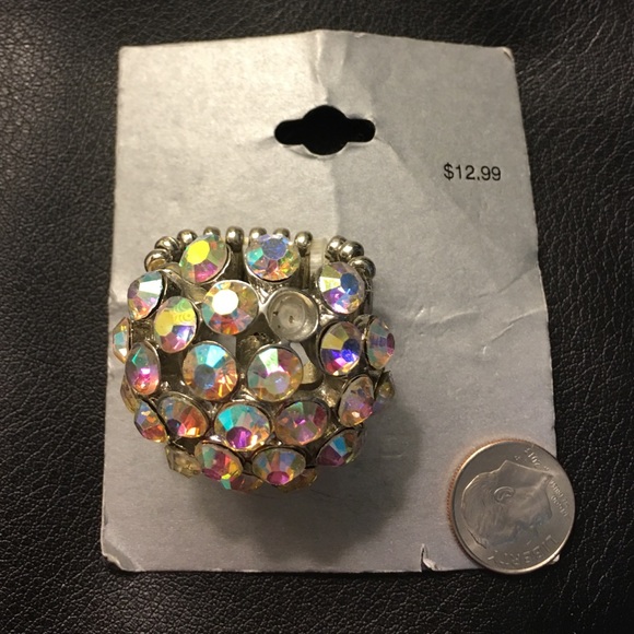 Sparkly stretch ring