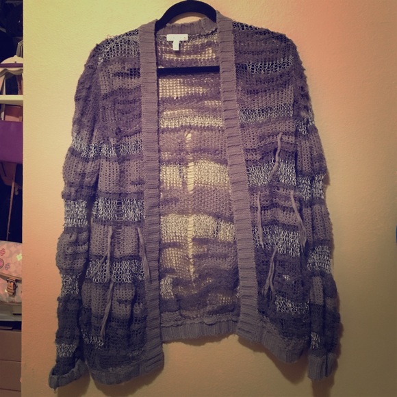 Destroyed style cardigan