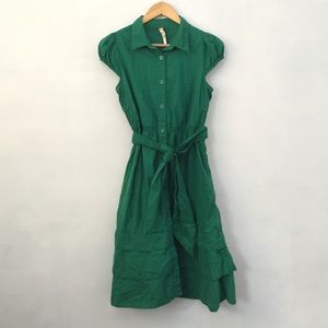 Anthropologie Maeve Shirtdress with Tie Waist