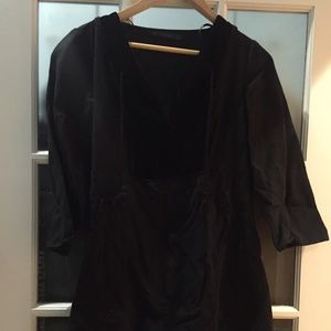 Little Black Dress with Bell Sleeves