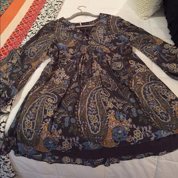 **SOLD**Free People Rain or Shine Dress - Picture 3 of 4