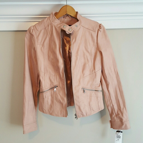 Blush Leather Jacket