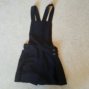 Apron Style Overall Romper