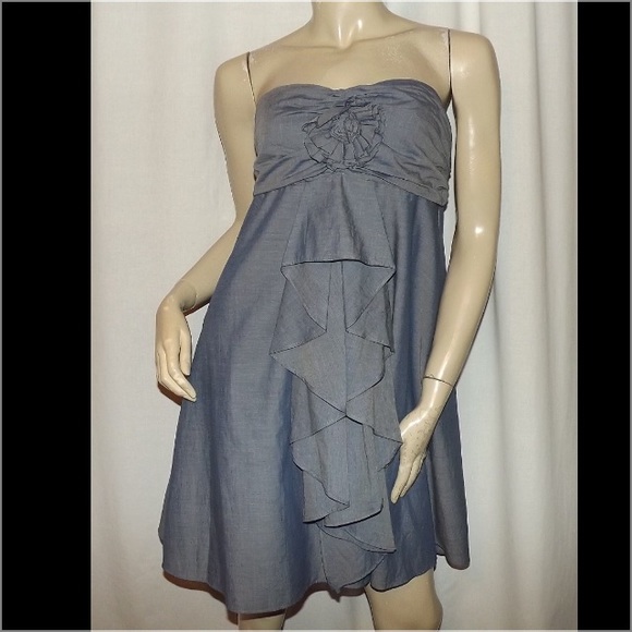 J Crew Chambray Denim Dress Size 6