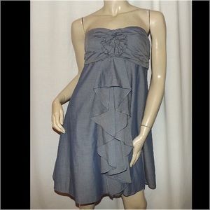 J Crew Chambray Denim Dress Size 6