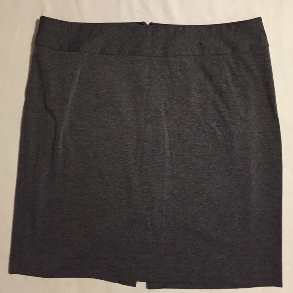 Lane Bryant gray pencil skirt.