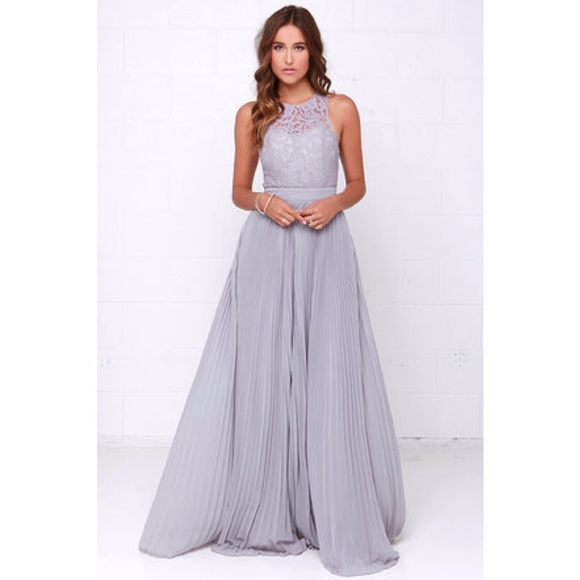 🎈FINAL DROP🎈 Lulu's Grey Gown