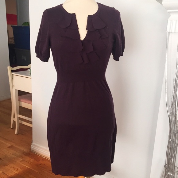Size M purple dress with Ruffles