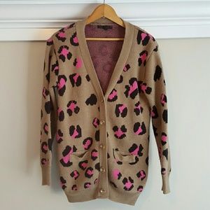 Urban Outfitters Cheetah Cardigan