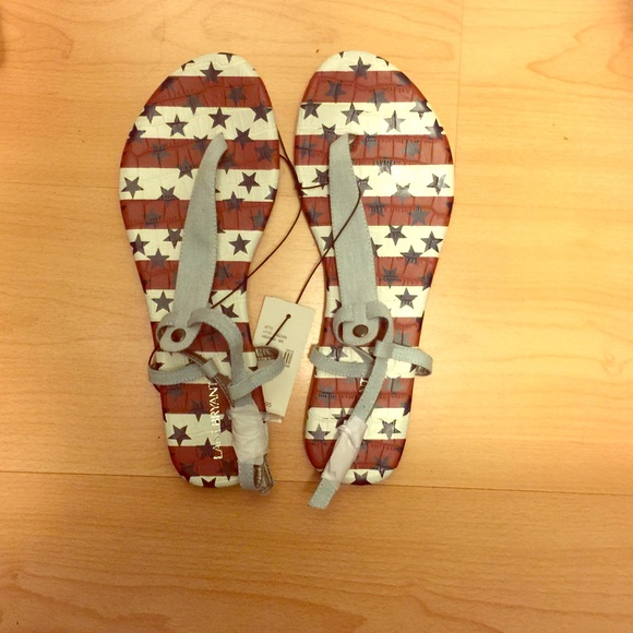 Jean inspired thong sandals