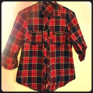 Plaid shirt size small