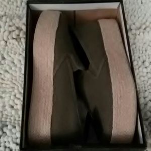 Olive Platform Espadrilles