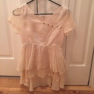 Beige Fancy top