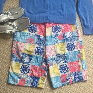 Lilly Pulitzer Patchwork Shorts Size 4