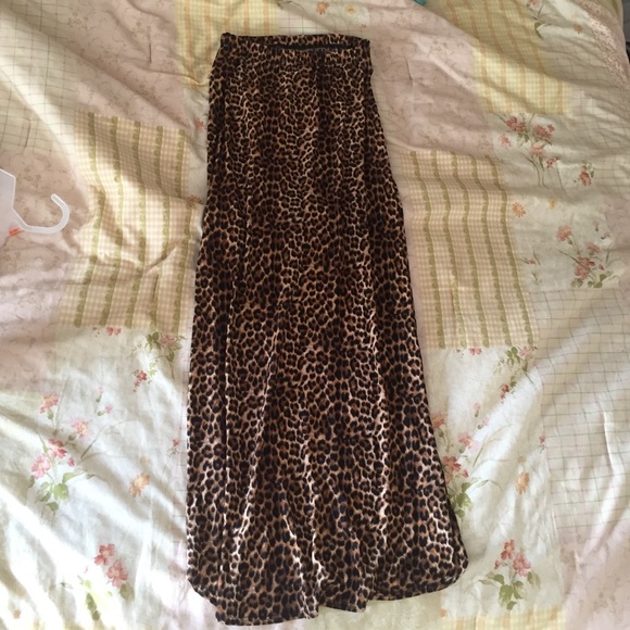 Leopard hi-low skirt - Picture 2 of 2