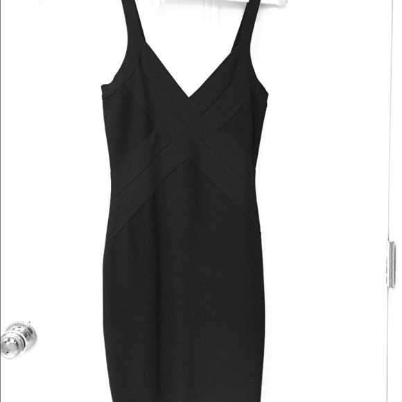 Black bandage BCBG dress, size small