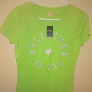 Neon Green Hollister T-shirt