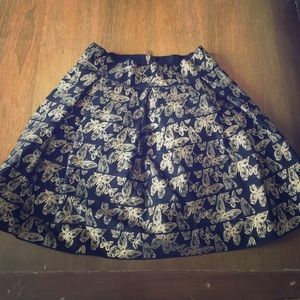 Black and gold cupcake shaped butterfly skirt