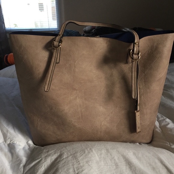 Large grey purse