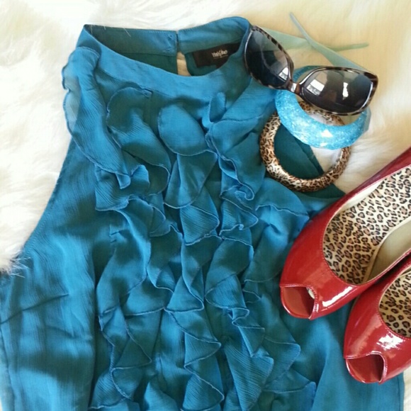 Mossimo Blouse Turquoise