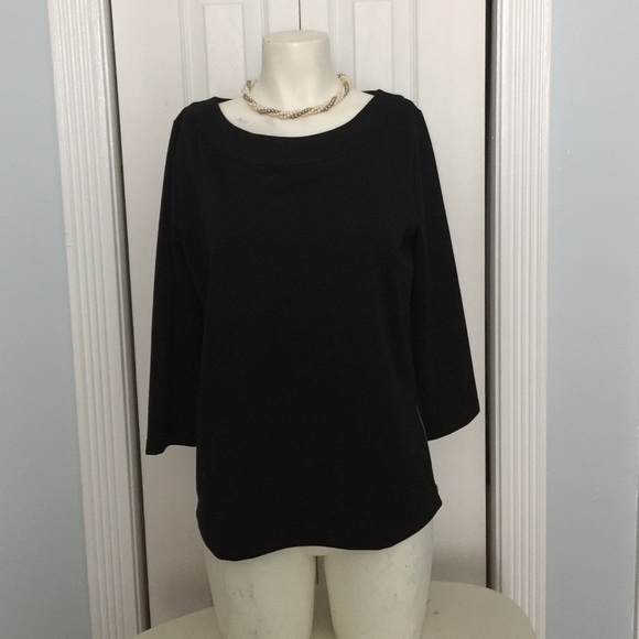 Ann Taylor Black ponte top.