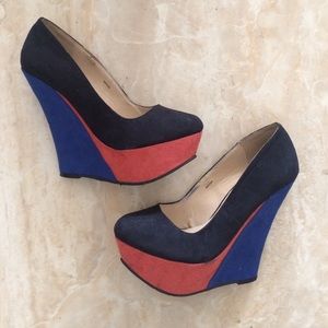 Colorblock Wedges