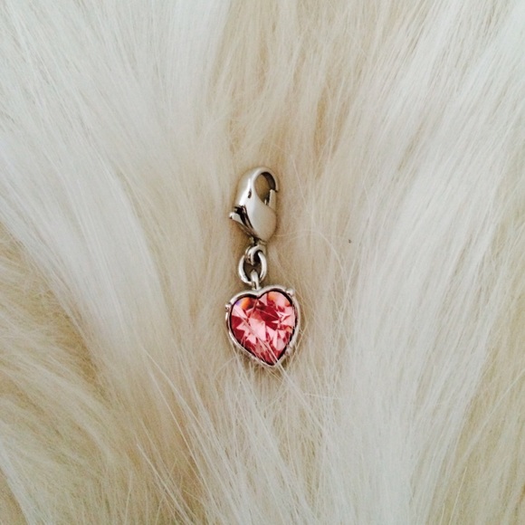 SWAROVSKI Pink Crystal Heart Charm