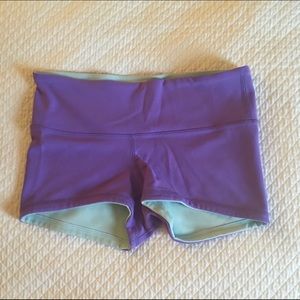 Reversible lulu spandex. Purple & Aqua!