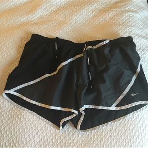Nike Running shorts with back zipper