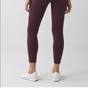 Lululemon high times bourdeax drama pant