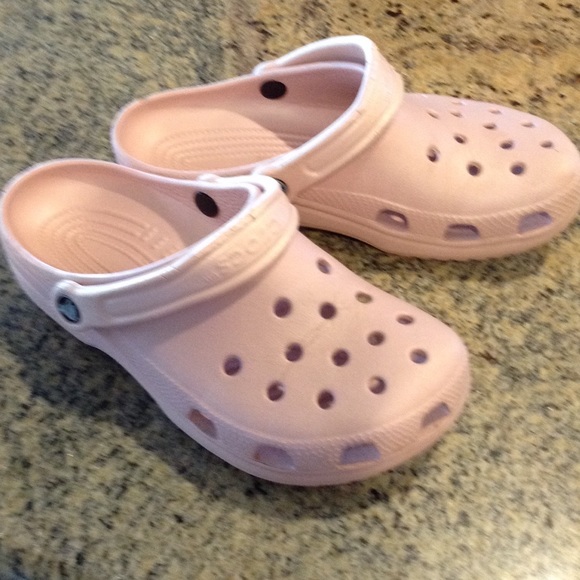 Pink Crocs