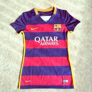 Messi Jersey women's authentic 2015 Nike Barcelona