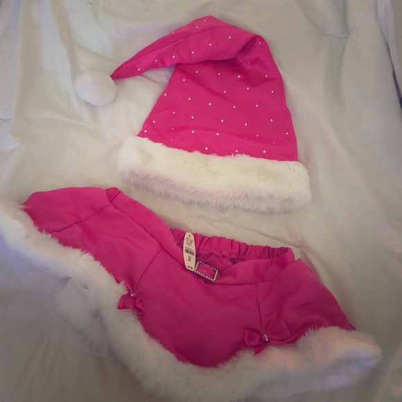 VS Santa hat and skirt