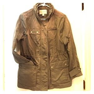 Banana Republic grey green nylon jacket