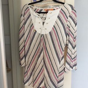 Tory burch linen tunic