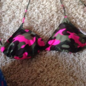 Camo bikini top