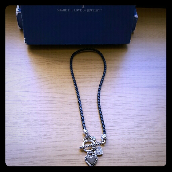 Lia Sophia Heart Toggle Necklace