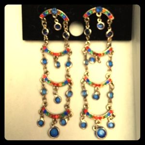 Hanging earrings