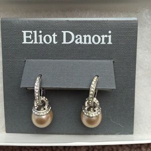 Hanging pearl earrings from Macy's