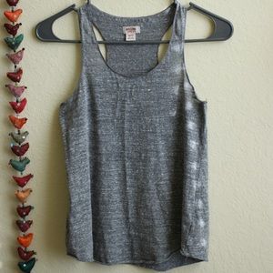Mossimo Supply Co Gray Racerback Tank