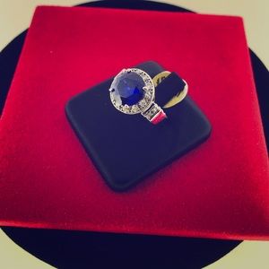 925 silver beautiful halo ring