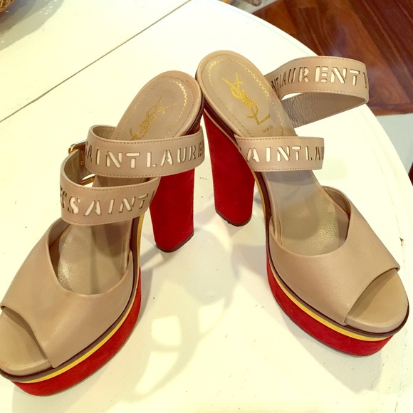 Flash Sale!!! Yevs Saint Laurent chunky heal