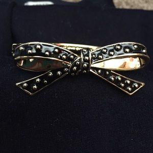 Kate spade black and gold bracelet